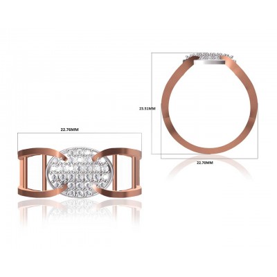 Robin diamond ring in 18k Gold